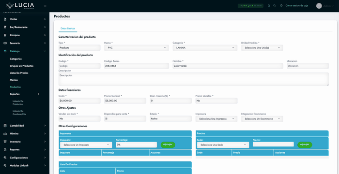 Integraciones y Configuración Tributaria
